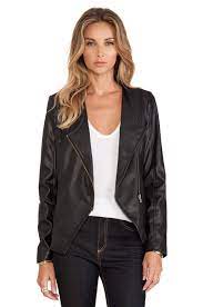 Bb Dakota Odette Faux Leather Jacket In Black Revolve Designer Outfits Woman Clothes Faux Leather Jackets