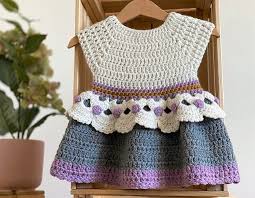 Crochet Pattern Noemi Double Skirt Dress Baby Dress Pattern Etsy In 2021 Crochet Baby Dress Crochet Baby Dress Pattern Crochet Baby Girl Dress