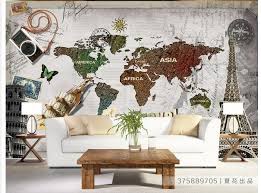 Barato N Amp Atilde O Tecido Papel De Parede Papel Parede Papel De Parede Adesivos De Parede Mapa Do Mundo Antigo Parede M Papel Pintado Sobres De Papel Pintar