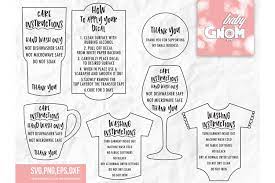 Download Care Instruction Svg Bundle Care Card Bundle Svg 303724 Cut Files Design Bundles