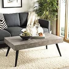 Come with many different stylish brand, such as high fashion coffee table books, home depot hampton bay coffee table, home depot outdoor patio. Amazon Com Safavieh Home Cedric Modern Light Grey And Black Coffee Table Furniture Decor