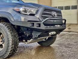 I had to bend the bumper face, which was a piece of cake since the. 3rd Gen Tacoma High Clearance Front Bumper Diy Kit Yotamafia