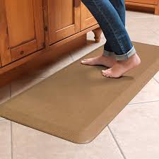 Newlife By Gelpro Anti Fatigue Comfort Mat 20x48 Grasscloth Khaki Size 20 Inch X 48 Inch Beige In 2020 Kitchen Mat Kitchen Comfort Mat Kitchen Flooring