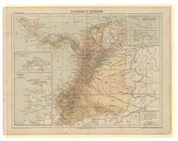 Passing from this border you will also have the opportunity to see parts of. Colombia Y Ecuador 1890 Map Colombia Old Maps