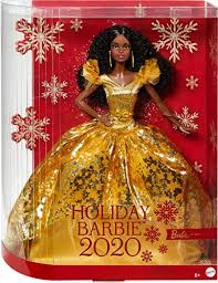 This will help remove any tangles and leave the hair soft and shiny. Barbie Signature 2020 Holiday Barbie Doll 12 Inch Brunette Curly Hair In Golden Gown With Doll Stand And Certificate Of Authenticity Gift For 6 Year Olds And Up Pricepulse