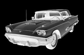 Image result for Black 1958 Thunderbird
