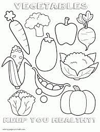 Welcome back the warm weather with these spring coloring sheets. 27 Inspiration Picture Of Cute Food Coloring Pages Albanysinsanity Com Vegetable Coloring Pages Fruit Coloring Pages Food Coloring Pages