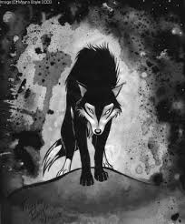 The wolf (canis lupus) is a creature of black & white. Black And White Anime Wolf By Bloodsheretohavefun On Deviantart