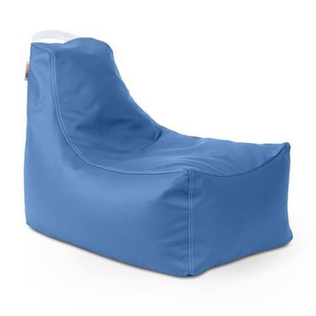 Jaxx Kids Bean Bag Chair, 26 in L x 18 in W x 19.5 in H, Vinyl, Royal Blue  - W.B. Mason