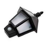 DS49 Led outdoor solar lights human body induction hexagonal wall lamp  outdoor garden lamp wall light door cap