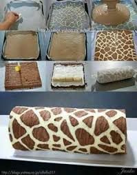 To make the roll cake takes a bit of patient, you . Resep Bolu Gulung Dan Ide Dekorasi Roll Cake Desserts Animal Print Cake Cake Roll