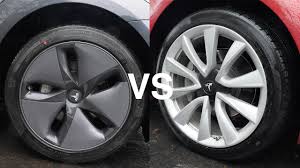 Model 3 Wheel Noise Comparison 18 Aeros Vs 19 Sport Youtube