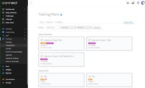 The app also comes with audio coaching, running music, diet plans, run tracking features and more. Using Garmin Connect Training Plans Garmin Support