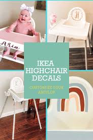 Decals For Your Ikea Antilop Ikea Baby Chair Makeover Ikea High Chair