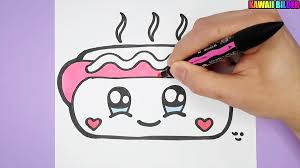 Ein bild für papa, ein bild für oma lisa und eins für die patentante. Kawaii Hot Dog Selber Malen Einfach Und Suss Ø¯ÛŒØ¯Ø¦Ùˆ Dideo