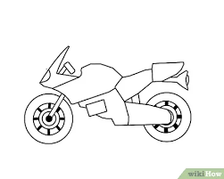 4 Formas De Dibujar Una Motocicleta Wikihow