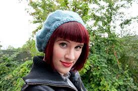 Crochet hat patterns, hat patterns. How To Knit A Simple Beret With A Cable Brim