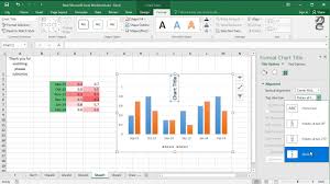 How To Rotate Chart Title Text In Excel