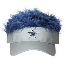 Dallas Cowboys Flair Hair Visor Football Theme Hats