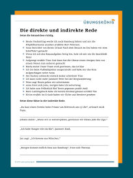 Es handelt sich um 45 lesetexte (diktate), aus der 4.klasse, die auf 19 arbeitsblätter verteilt sind. Direkte Und Indirekte Rede