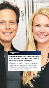 Judge Issues Protective Order Against Kelley Wolf Amid Divorce Battle with  Scott Wolf