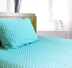 Shop for kids bedding toddler bed online at target. Turquoise Polka Dot Crib Toddler Bed Sheet And Pillowcase Set 2pcturquoise Pd Sheets Dreamtown Kids