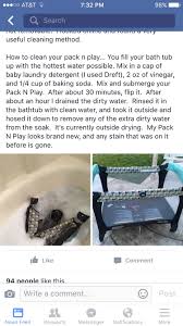 How To Clean A Pack N Play Baby Cleaning Products New Baby Products Baby Life Hacks