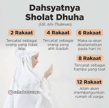 Untuk lebih lengkapnya, berikut adalah tata cara sholat dhuha bagi pemula 4 rakaat yang meliputi. Mama Kepiting Rutin Sholat Dhuha Karena Anak