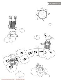 El tiempo dependerá del número de participantes, de si la rayuela cuenta con más casillas como la 9 y la 10 y. Dibujos Para Pintar Xuxulanstrum Gratis Dibujos Mural Infantil Dibujos Para Pintar