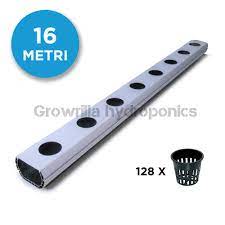 8 Pieces Of Hydroponics Nft Channels 80x50mm