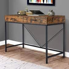 Get great deals on steel tables. Erommy Industrial Computer Desk Writing Study Table With 2 Drawers Notebook Pc Workstation Wood Desktop Black Steel Frame For Home Office Walmart Com Walmart Com