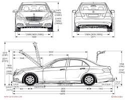 Mercedes Classe E W212 Fiche Technique Dimensions