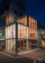 Yuko Nagayama Associates Plan All Glass Soup Restaurant In Tokyo Cafe Exterior Cafe Shop Design Modern Coffee Shop