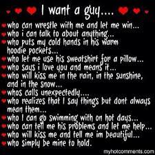 I Want A Guy Love Quote Quotespictures Com