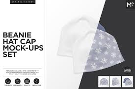 Beanie Hat Mock Ups Generator Wellness Design Mockup Design Mocking