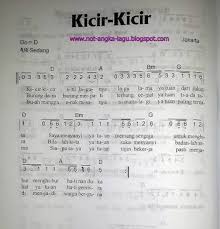 Menghibur hati nanduka burung dara burung merpati. Not Balok Lagu Kicir Kicir 4 4 Sedang Do D Brainly Co Id