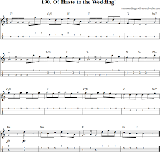 O Haste To The Wedding Mandolin Tab Mandolin Folk Music Music