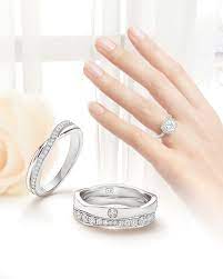 Gleaming Platinum Settings Accent Unique Diamond Designs In This Sophisticated Collection Of Wedding Ban Diamond Wedding Bands Mens Wedding Rings Wedding Bands