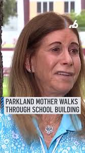 Families of the 17 victims of the 2018 Parkland shooting are being escorted  into the building