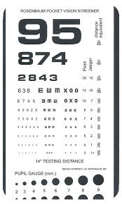 22 veritable handheld snellen chart printable