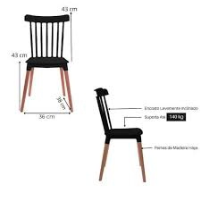 Cadeira De Plástico Ellen Windsor Pés Madeira