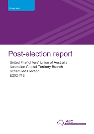 Post-election report