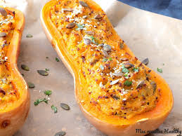 Butternut Farcie Au Poireau Et Parmesan Recette Recette Courge Butternut Butternut Farcie Et Recette Courge