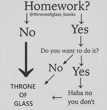 Throne Of Glass Books On Instagram Lmao Who Wants To Do Homework When You Ve Got Throne Of Glas Throne Of Glass Books Throne Of Glass Throne Of Glass Quotes