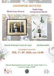 In fiecare luna este prezentat in detaliu un obiect aflat in patrimoniul muzeului municipal curtea de arges: Curtea De ArgeÈ Muzeul Municipal Curtea De ArgeÈ VÄ InvitÄ Joi 17 Septembrie 2020 Orele 14 00 La Un Dublu Eveniment ExpoziÈie De PicturÄ Cu LucrÄrile Doamnei Mirela Luca Èi Minunatele Aranjamente Florale
