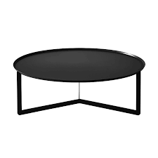 The creative and stylish table in your interior. Meme Design Outdoor Coffee Table Round 5 Outdoor Black Metal Myareadesign Com