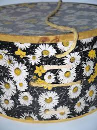 Vintage Daisy Hat Box Vintage Hat Boxes Hat Box Hat Boxes