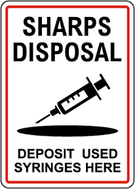 Mail back sharps system instructions 2 ver. Sharps Disposal Signs In Stock Low Price