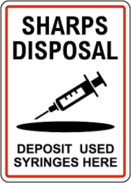 Follow local and state regulations for infectious waste disposal. Sharps Disposal Signs In Stock Low Price