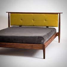 Searching for modern king size beds? Mid Century Modern Platform Bed Solid Walnut Platform Bed Frame Upholstered Headboard Platform Bed Storage Bed Mid Century Modern Bed Mid Century Modern Platform Beds Modern Platform Bed